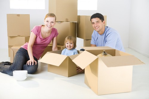 Removal team preparing a local move in Arnosgrove