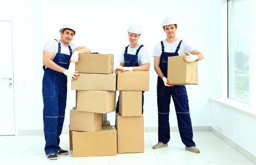 Moving team assisting a flat relocation near Arnos Grove