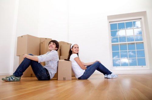 Moving team planning a home removal in Arnosgrove
