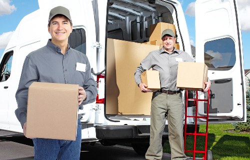Careful handling of office furniture during a move