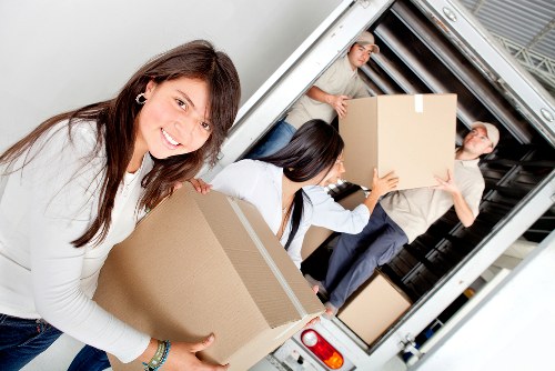 Careful handling of household items during transport