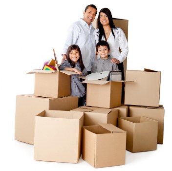 Packing and loading belongings for a home move in Arnos Grove